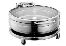 6L Round hydraulic induction chafing dish