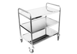 Three tier service trolley