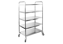 Five tier service trolley