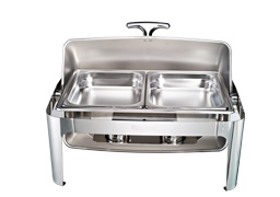 4L x 2 ROLL TOP CHAFING DISH