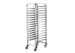 16 Tier Bakery Pans Trolley